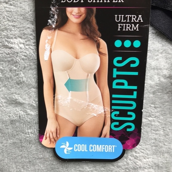 Maidenform Firm Control Shapewear Easy-Up Shaper Black New - Picture 5 of 12